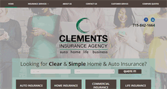 Desktop Screenshot of clementsagency.com